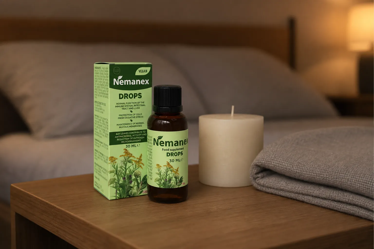 NEMANEX — opakowanie na co dzień