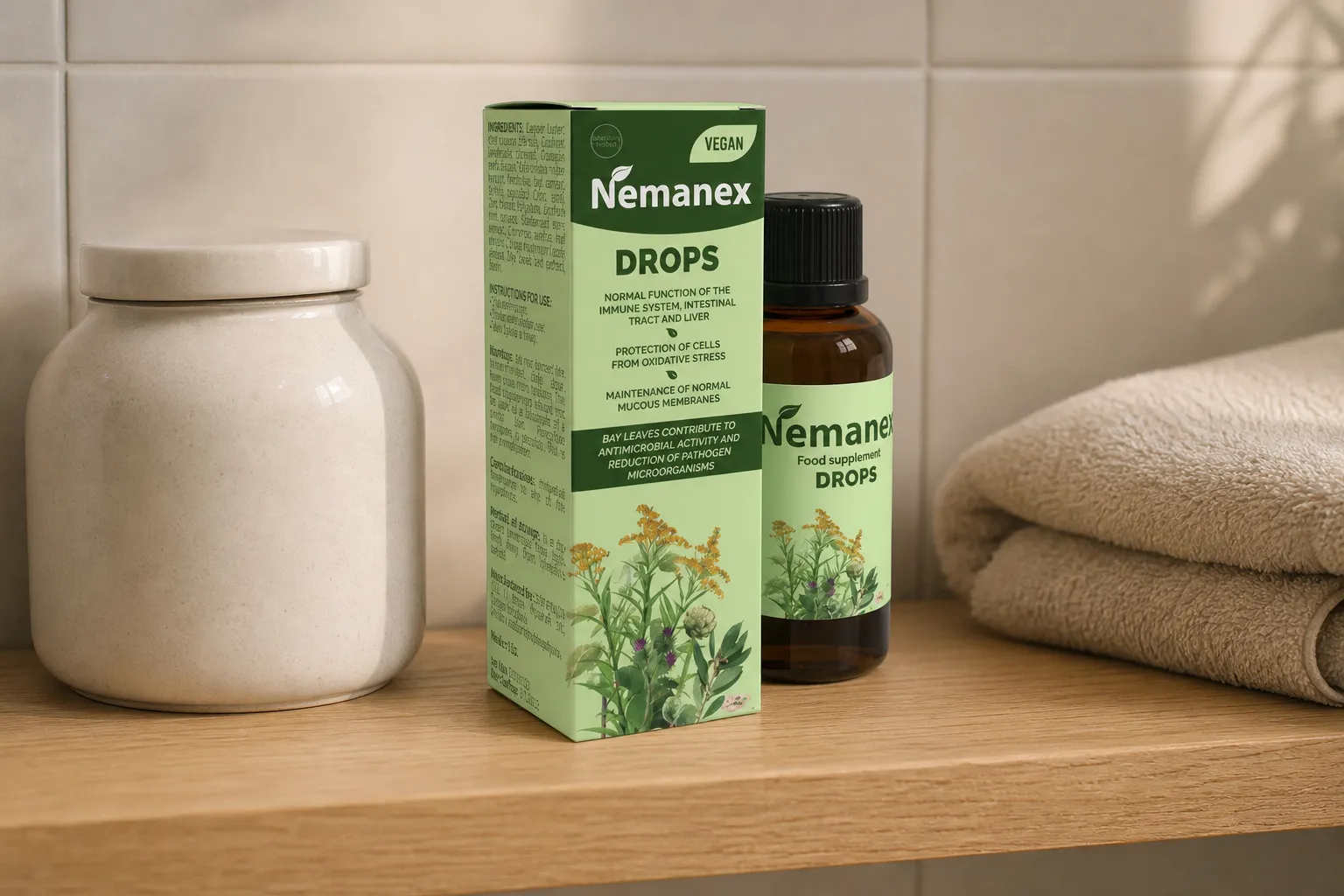 Nemanex Cystitis — opakowanie na co dzień