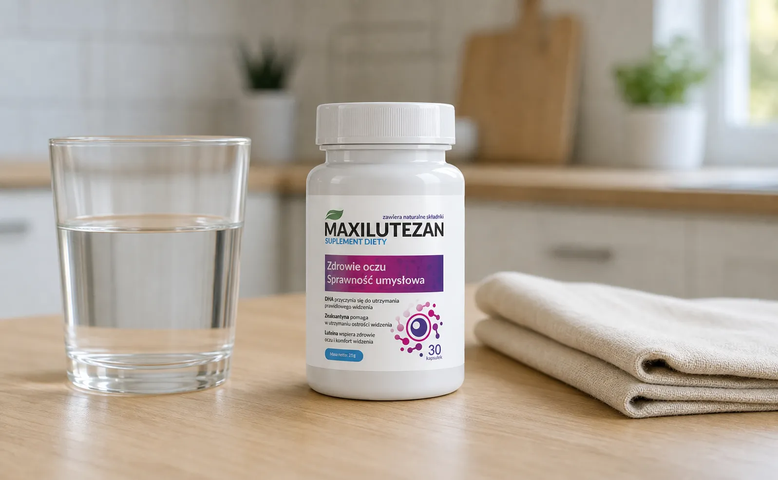 Maxilutezan — opakowanie na co dzień