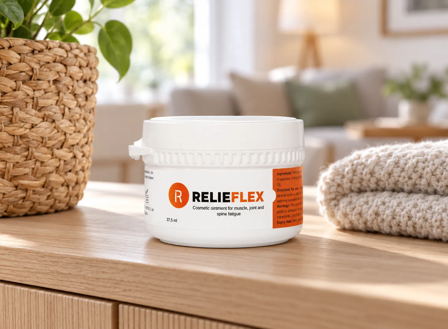RelieFlex — opakowanie na co dzień