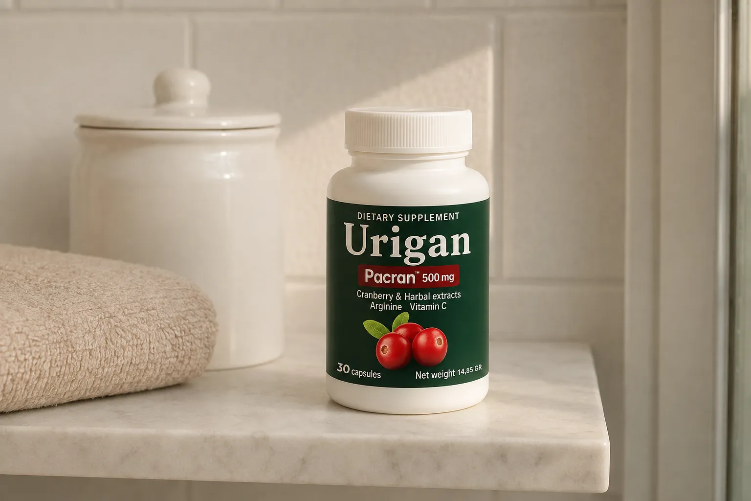 Urigan — opakowanie na co dzień