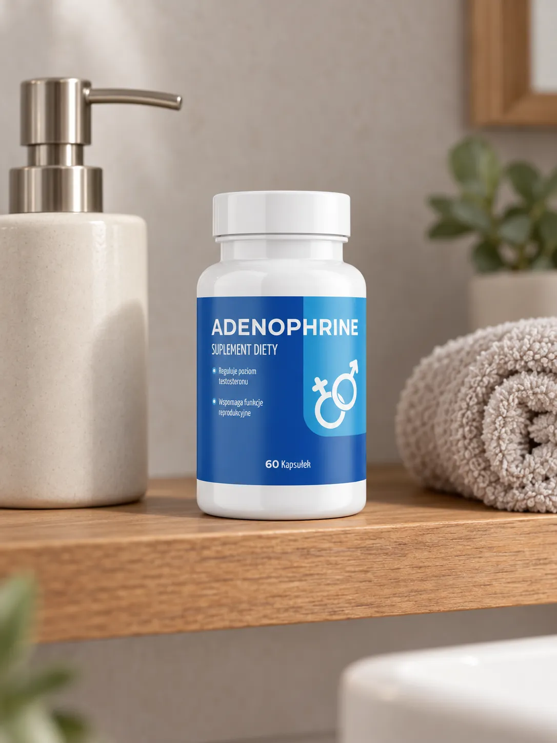 Adenophrine — opakowanie na co dzień